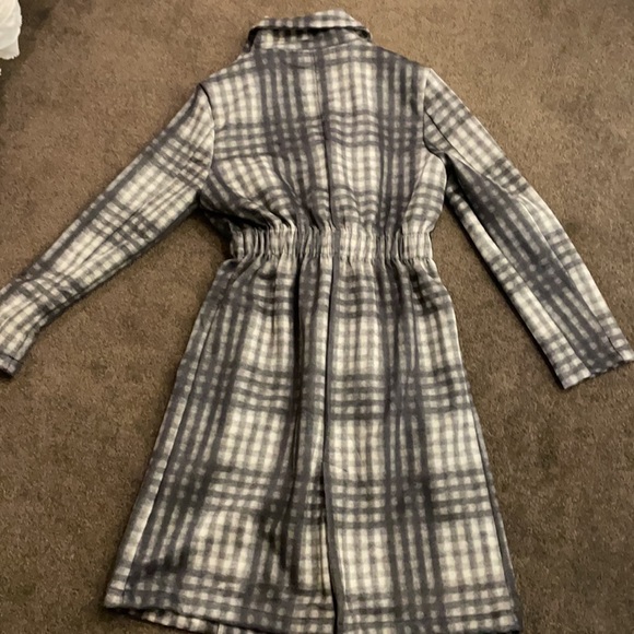 Black grey cream squared spring jacket - Picture 3 of 4